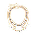 Exclusive Set of 4 18k Gold Plated Necklaces