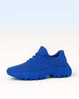 Right side view of OrthoEase Luxe Sapphire orthopedic sneaker
